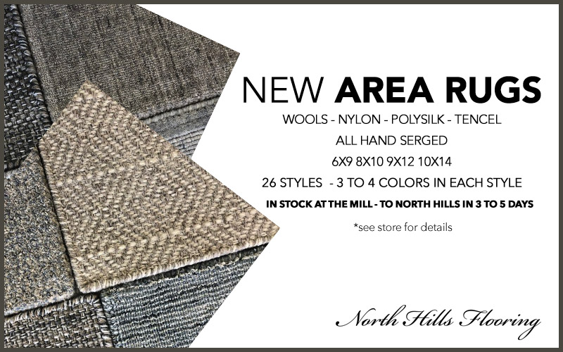 New Area rugs promo